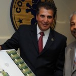 County Executive DiVincenzo with Congressman Donald Payne