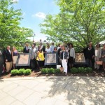 ESSEX COUNTY EXECUTIVE DIVINCENZO DEDICATES BRONZE PLAQUES  IN HONOR OF YOGI BERRA, LARRY DOBY, MONTE IRVIN AND JERRY IZENBERG Three Baseball Legends Star-Ledger Columnist Emeritus Influenced the World,  but Began their Professional Careers in Essex County