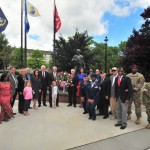 ESSEX COUNTY EXECUTIVE DIVINCENZO  COMMEMORATES MEMORIAL DAY WITH WREATH LAYING CEREMONY Event is held in Essex County Veterans Memorial Park in Newark