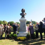 ESSEX COUNTY EXECUTIVE DIVINCENZO DEDICATES MENDELSSOHN BUST IN ESSEX COUNTY BRANCH BROOK PARK PRUDENTIAL CONCERT GROVE Refurbished Bronze Bust and Granite Pedestal are Returned to Branch Brook Park after being held in Storage for 40 Years