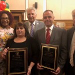 ESSEX COUNTY EXECUTIVE DIVINCENZO HOSTS  2018 ESSEX COUNTY PORTUGUESE HERITAGE CELEBRATION Star of Essex County Awards Presented to  Ironbound Soccer Club Assistant Finance Director Diolinda B. Soares  And Essex County Undersheriff John Goncalves