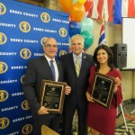 ESSEX COUNTY EXECUTIVE DIVINCENZO HOSTS  ANNUAL ESSEX COUNTY LATINO HERITAGE MONTH CELEBRATION Estrella del Condado de Essex Awards are Presented to Freeholder Robert Mercado  And Public Affairs Specialist Alixon Collazos