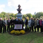 ESSEX COUNTY EXECUTIVE DIVINCENZO DEDICATES BRONZE BUST  OF FREDERICK LAW OLMSTED IN ESSEX COUNTY BRANCH BROOK PARK “Father of Landscape Architecture” Consulted on Design of Branch Brook Park