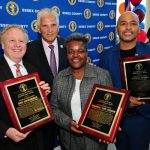ESSEX COUNTY EXECUTIVE DIVINCENZO HOSTS ESSEX COUNTY LGBTQ PRIDE MONTH CELEBRATION Star of Essex County Awards are Presented to Newark Pride Inc. Board President Sharronda “Love” Wheeler, South Orange Village Trustee Bob Zuckerman and Founder & CEO of OUT Agency Julio C. Roman