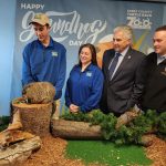 ESSEX COUNTY EXECUTIVE DIVINCENZO ANNOUNCES GROUNDHOG DAY PROGNOSTICATIONS FROM TURTLE BACK ZOO’S ESSEX EDWINA Resident Groundhog Does Not See her Shadow, Predicts Early Spring Weather and the Rams Winning the Super Bowl