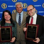 ESSEX COUNTY EXECUTIVE DIVINCENZO HOSTS ANNUAL ESSEX COUNTY JEWISH HERITAGE CELEBRATION	 Star of Essex Awards are Presented to  Jill Hirsch, District Director for the Office of Congresswoman Mikie Sherrill, and Rabbi Marc Katz of Temple Ner Tamid in Bloomfield